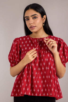 RED COTTON TOP