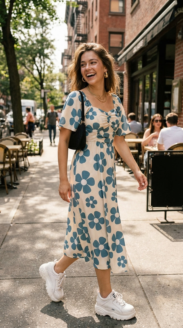 BIG FLORAL MAXI