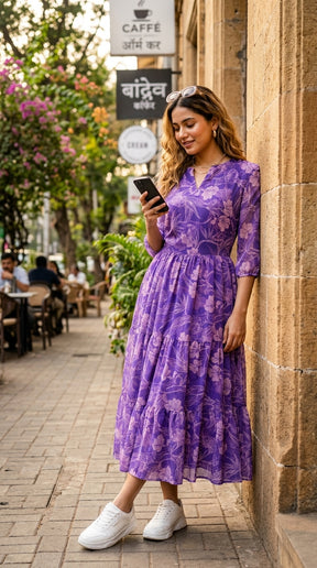 VIOLET BLOOM MAXI