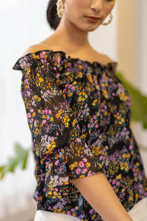 MULTI FLORAL TOP