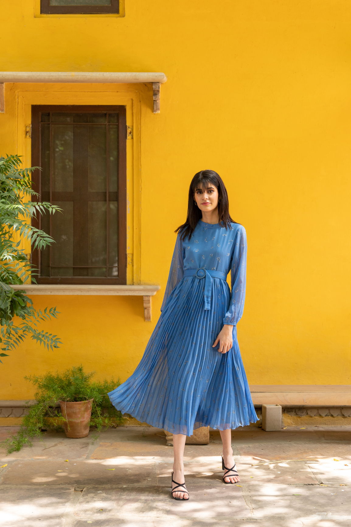 Pigeon blue dress sale