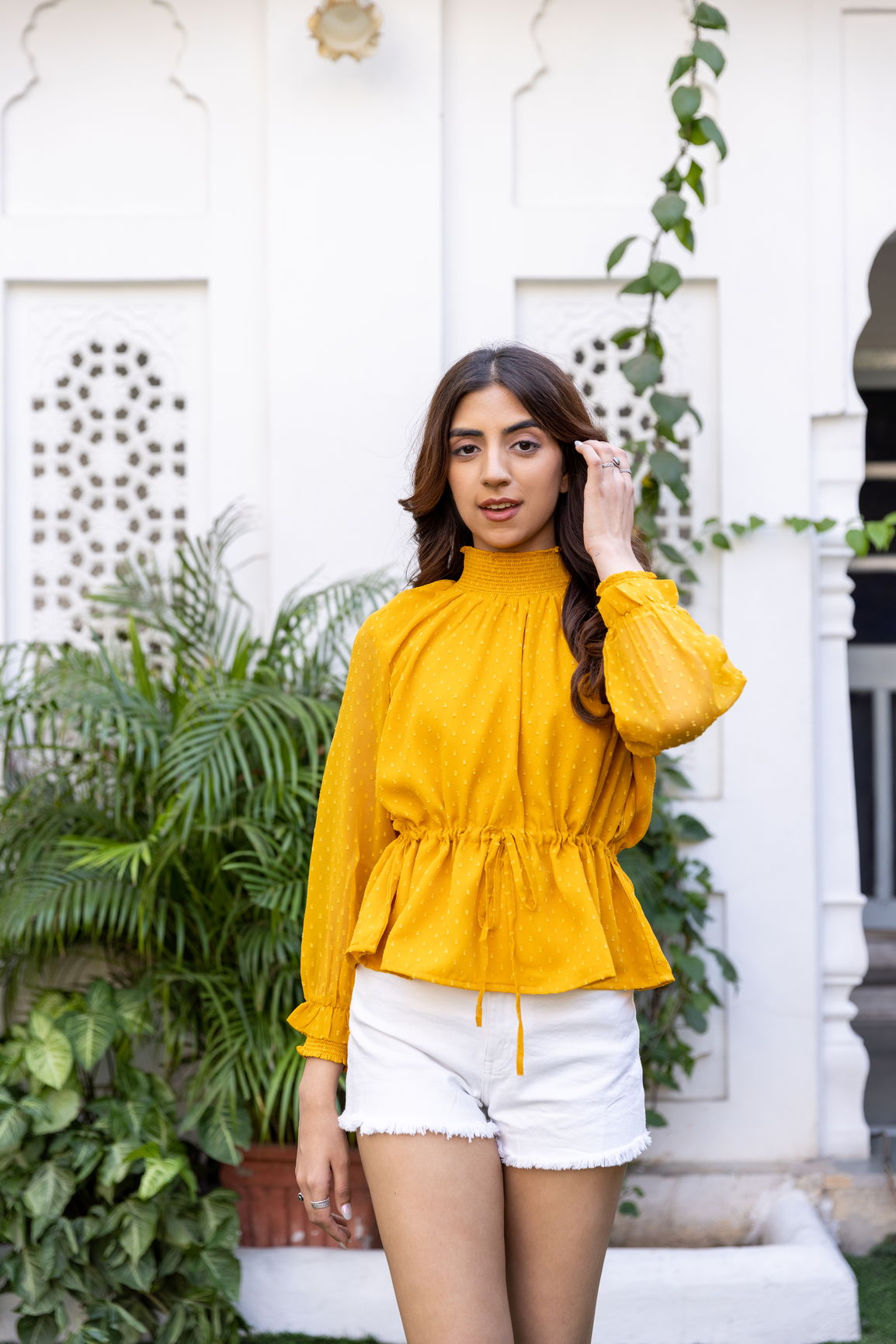 SUNSHINE CHIFFON TOP