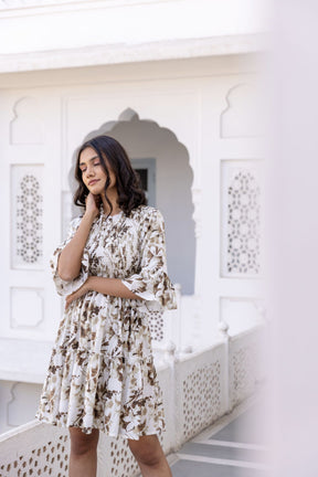 WHITE COTTON MIDI