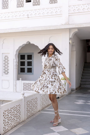 WHITE COTTON MIDI