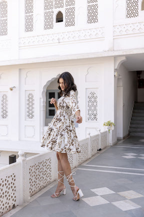 WHITE COTTON MIDI